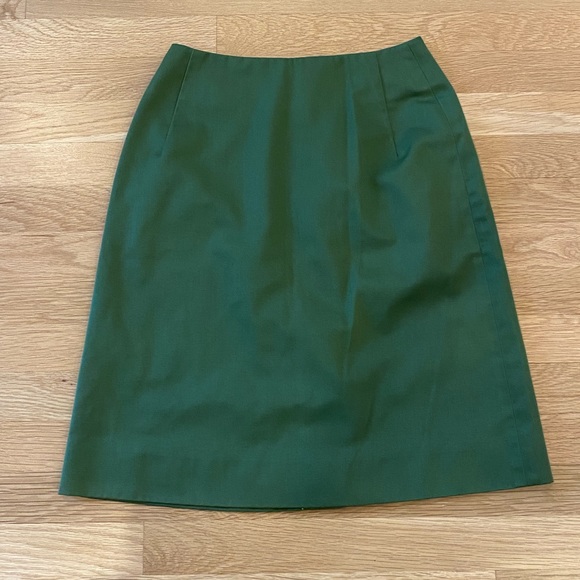 Minnesota Woolen Vintage Green Jacket & Skirt 2 Piece Set / Gold Snap Closures - Picture 13 of 16